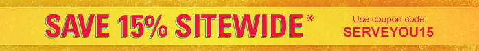 15% off Sitewide