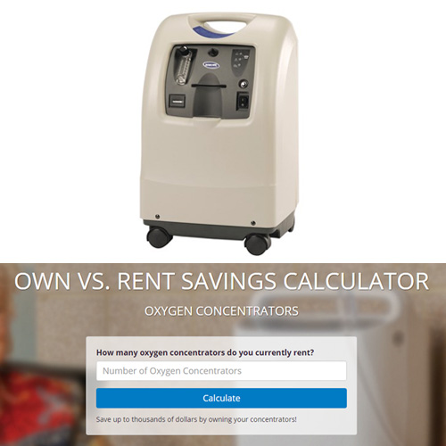 Oxygen Concentrators: Own vs. Rent Savings Calculator